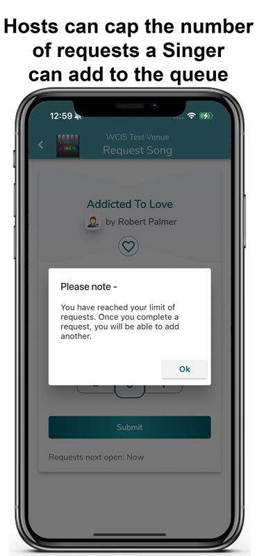 Host setting for the maximum number of requests in the queue